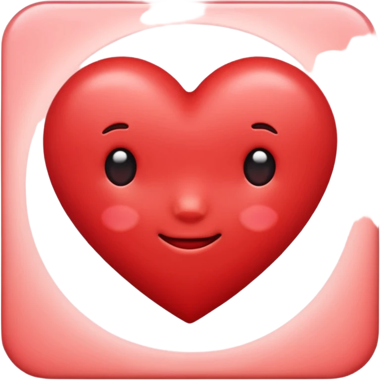 Heart melting  emoji