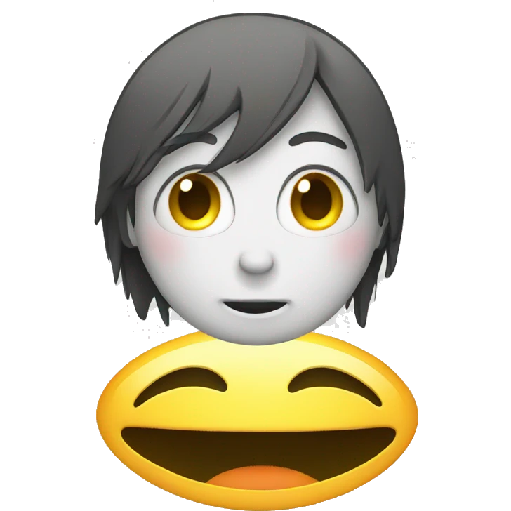 Crying emoji with a smile  emoji