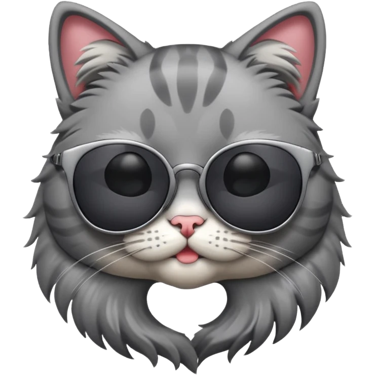 Cat wearing sunglasses emoji
