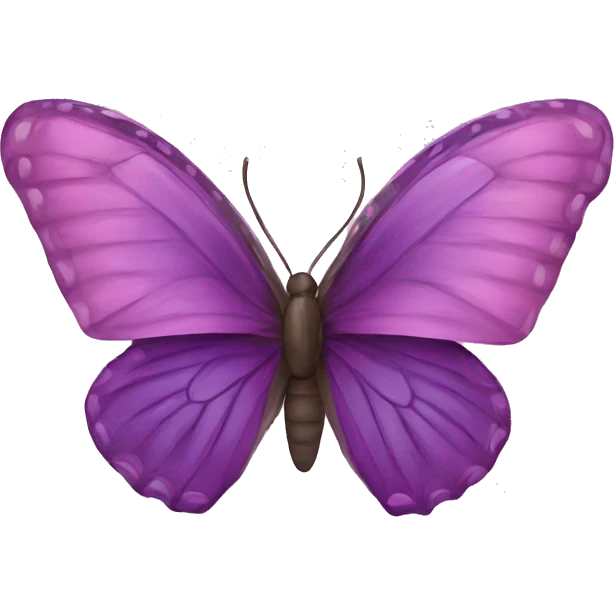 Butterfly purple and rose  emoji