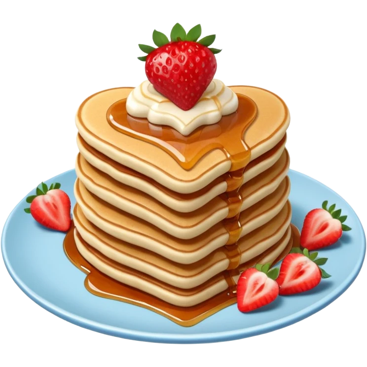 valentine pancakes emoji