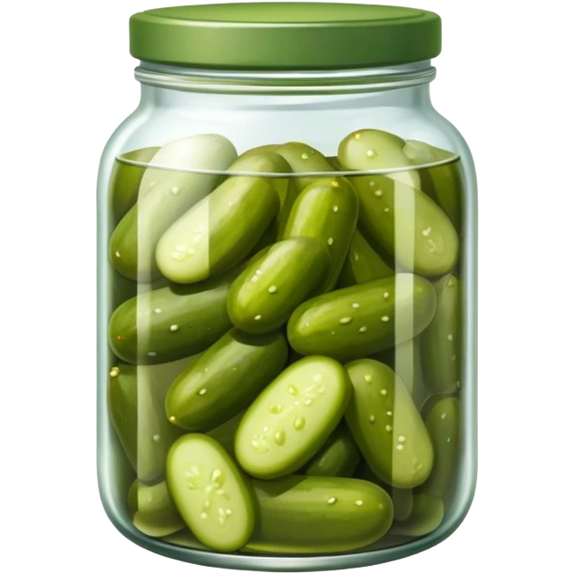 Pickles jar on bed emoji