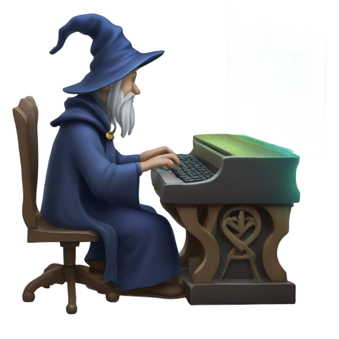 wizard login emoji