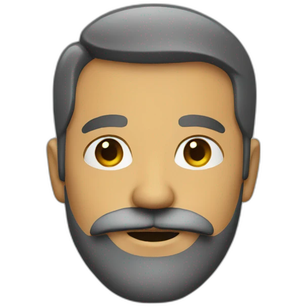 mayor with beard and mustache emoji