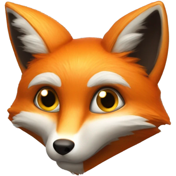 Fox with an alien head ￼ emoji