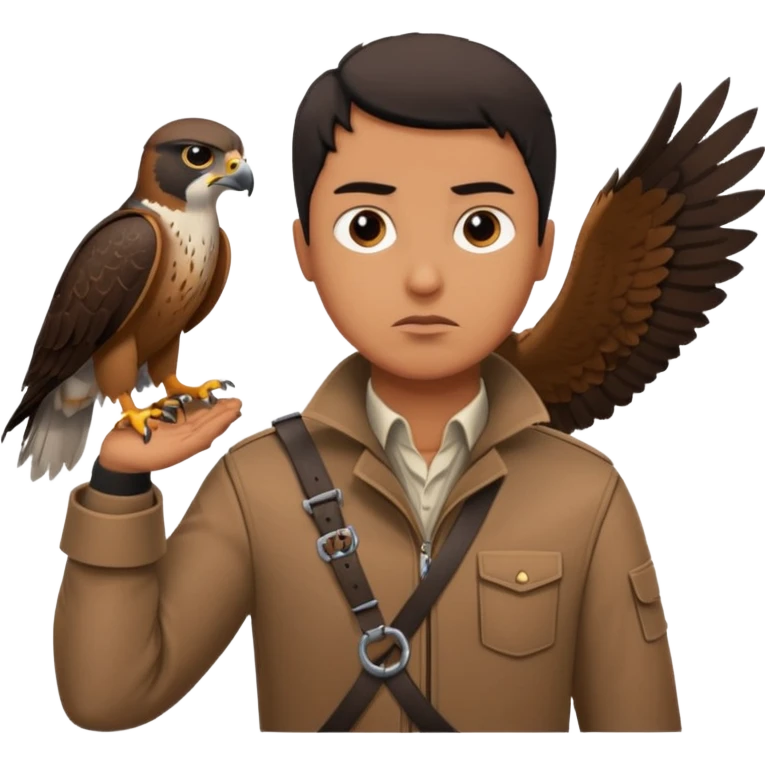 the falcon cannot hear the falconer emoji