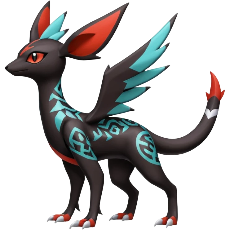 Latias-Umbreon-Noivern-Silvally-Pokémon-Fakémon-fusion (full body) emoji