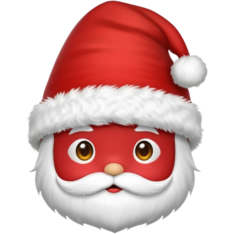 A cute Santa hat  emoji