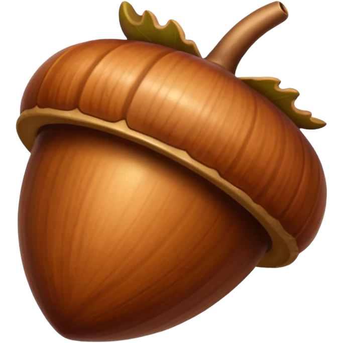 Fall singular acorn emoji