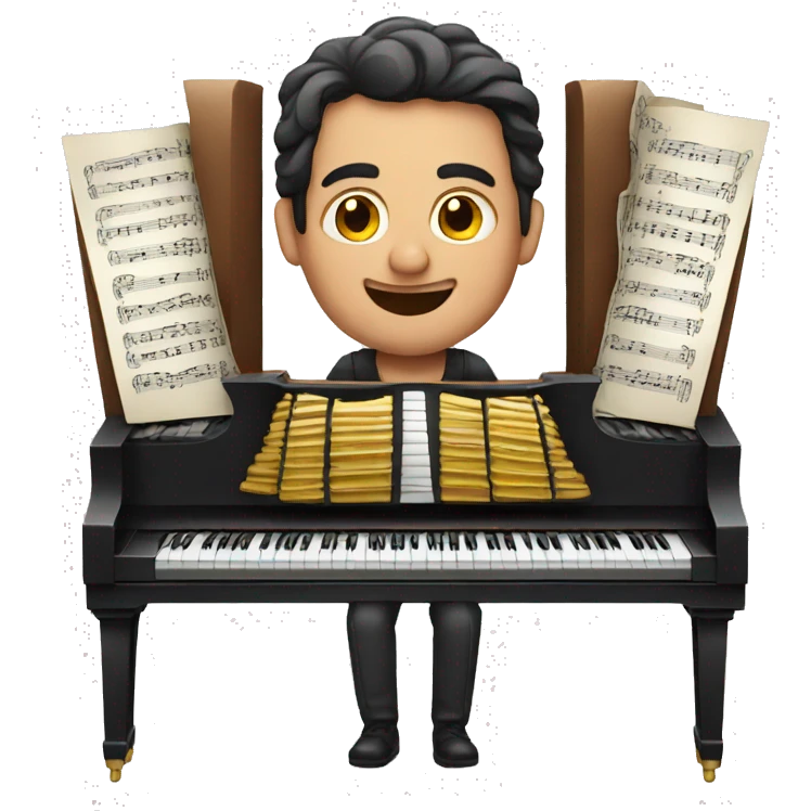 spanish man playing the organ emoji