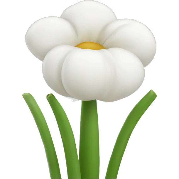 white tulpins  emoji