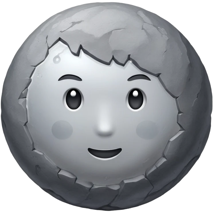 Mercury is a round planet emoji