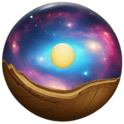 galaxy with wood emoji