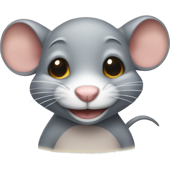 rat with smiling face emoji