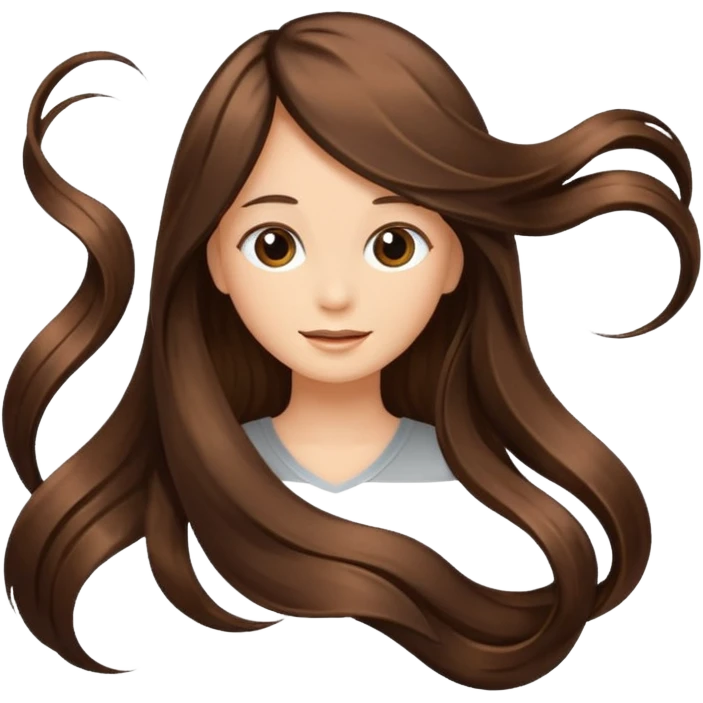 Hair extensions emoji