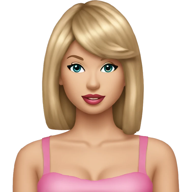 Taylor Swift with Nicki Minaj emoji