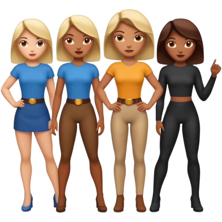 baddies inspired  emoji