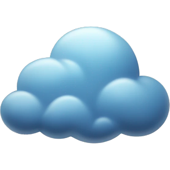 Nuage avec des étoiles  emoji