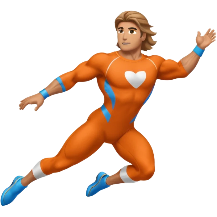 Fabio flying emoji
