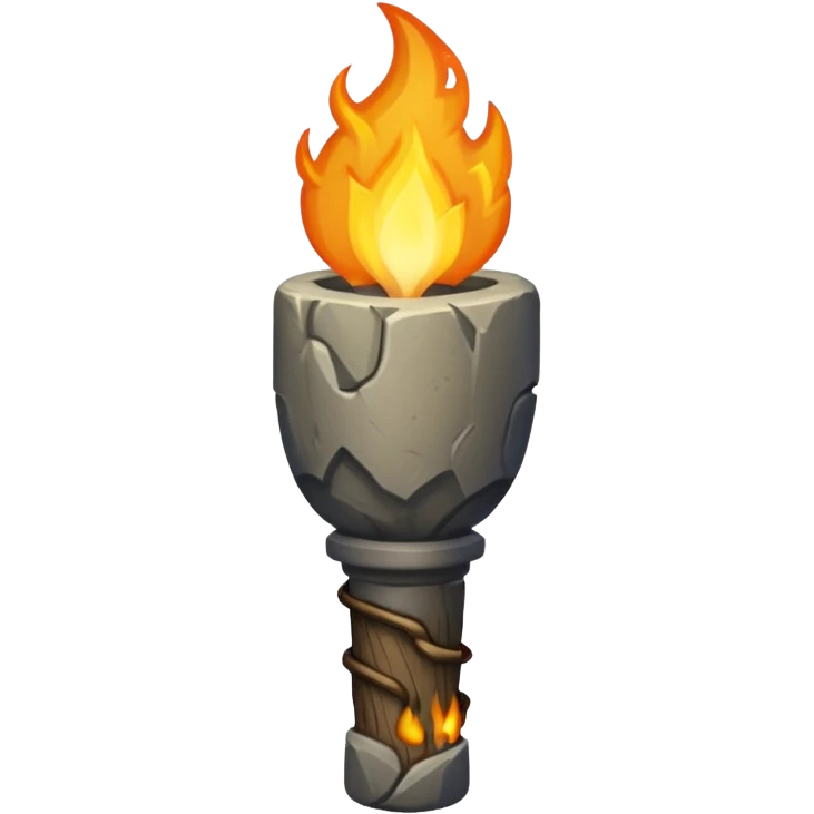 Stone Torche emoji