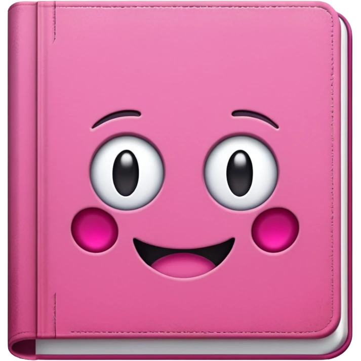 pink book emoji