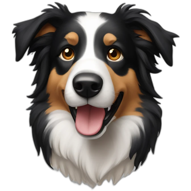 border collie que se chama leona emoji