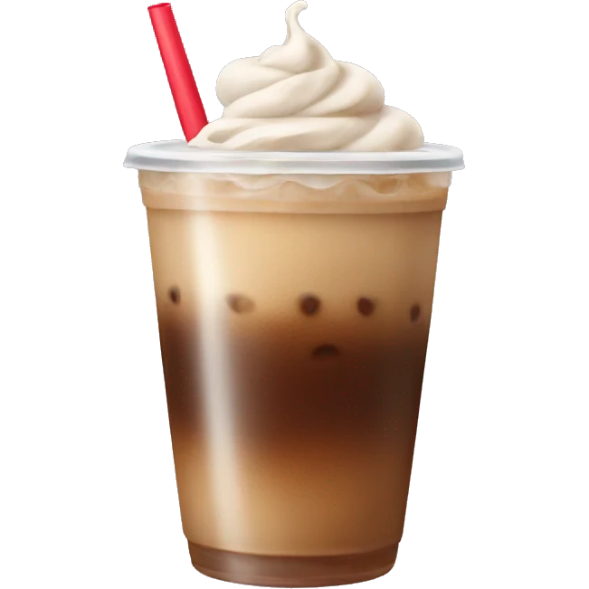 Iced coffee emoji