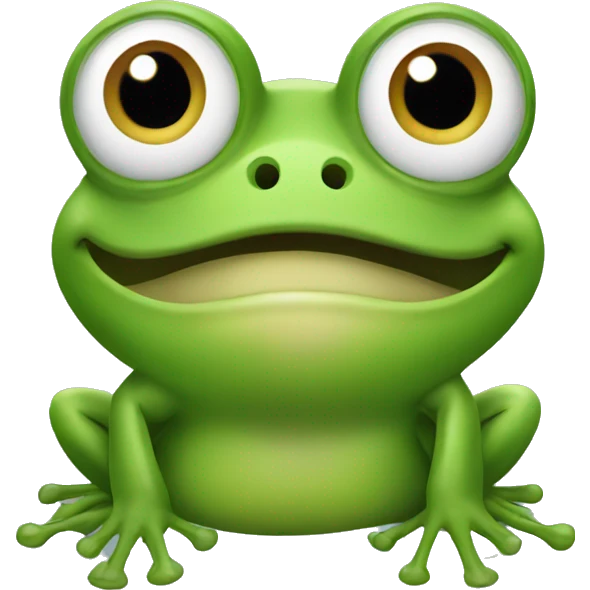 frog funny emoji