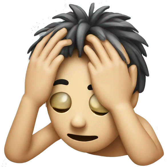 Face palm emoji
