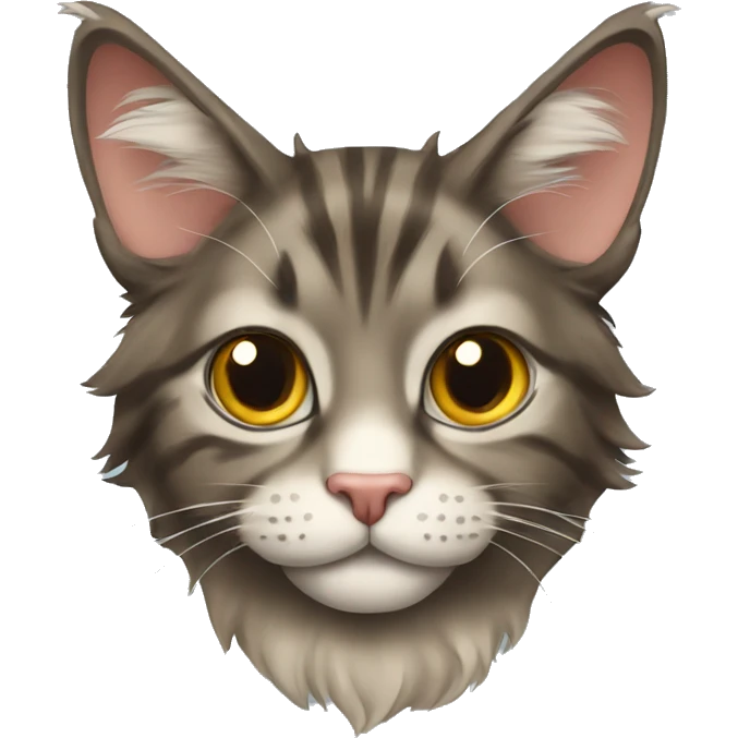 Mainecoon cat emoji