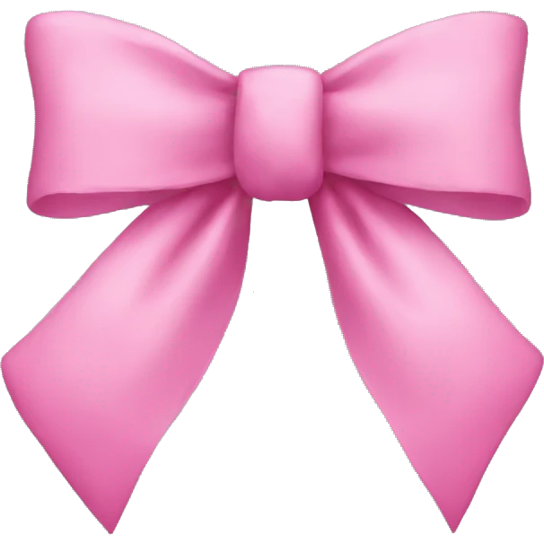 pink bow emoji