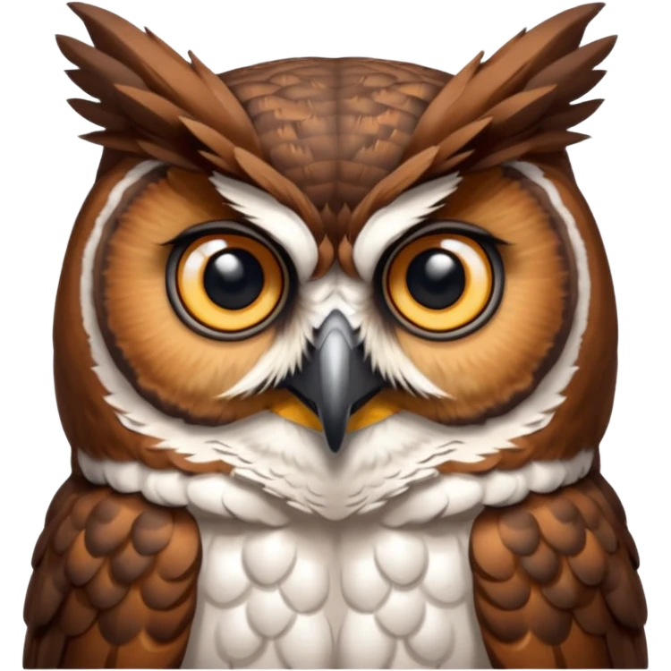 great horned owl emoji