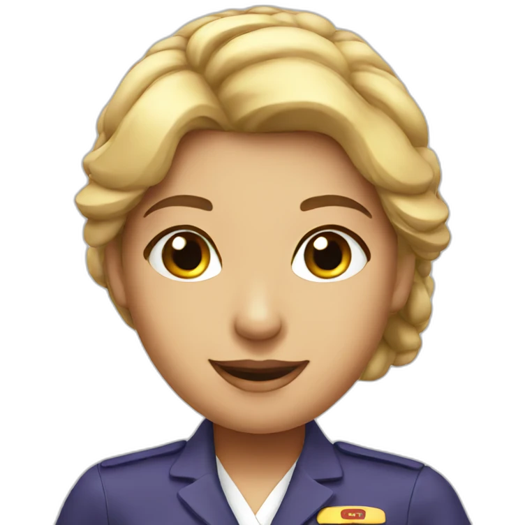 cabin crew emoji