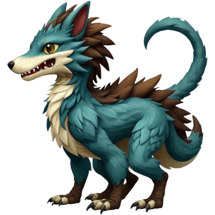 Vernid-Sergal-Grem2-Wickerbeast-Bagbean-animal-fusion-hybrid-creature emoji