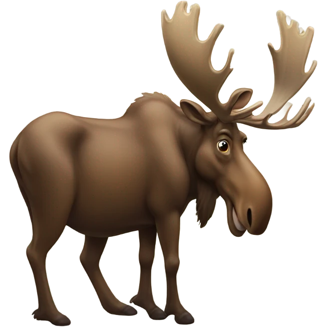 Moose with beers emoji