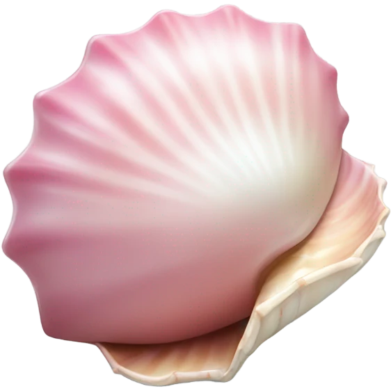 Pink shell with pearl inside emoji