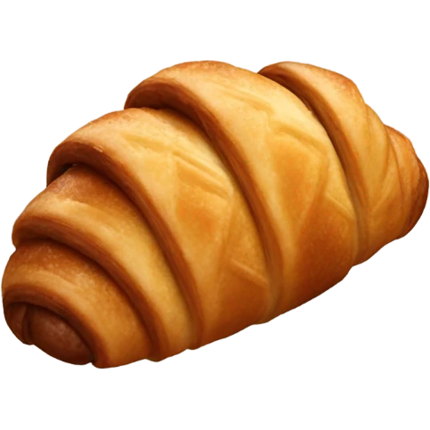 Chocolate croissant emoji
