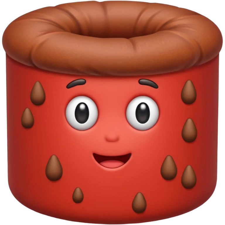 Red poop emoji