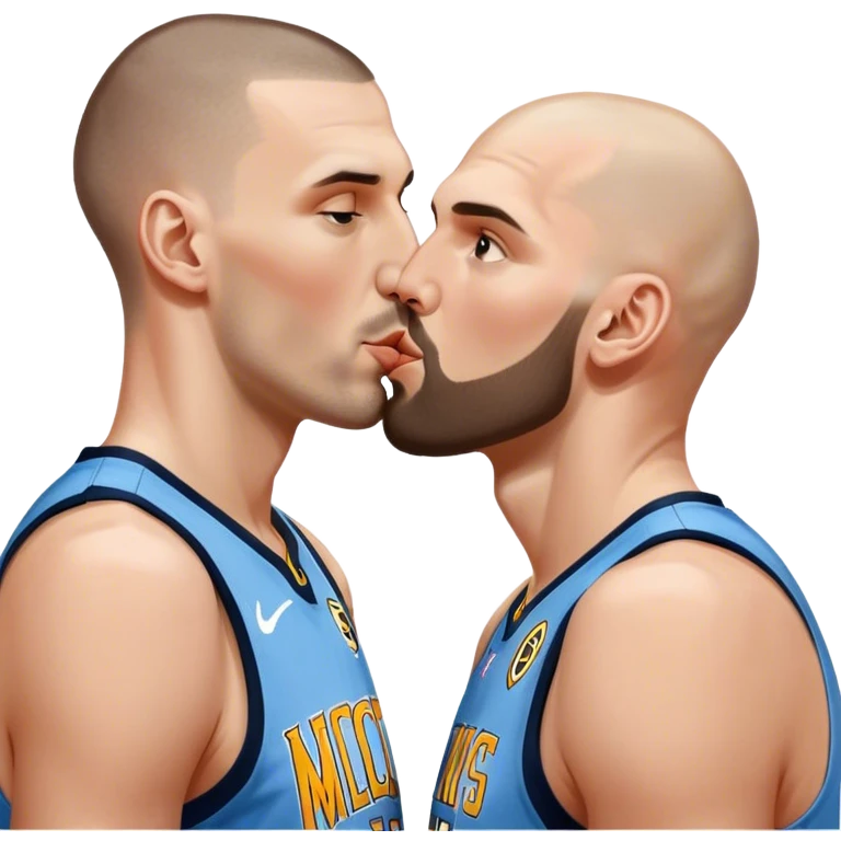 marcing gortat kissing nikola jokic emoji