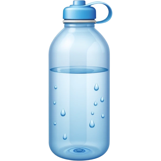 Water bottle emoji