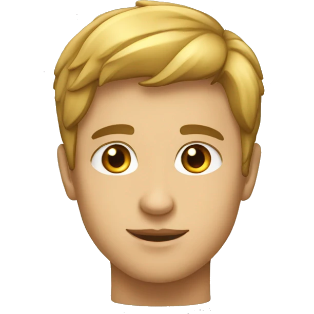 Jeune homme qui envoie des bisous emoji