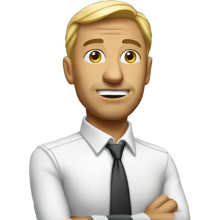 CEO overconfident on company target emoji