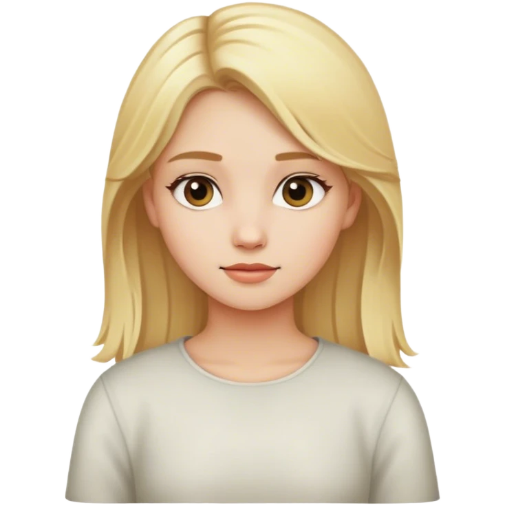 girl blonde emoji
