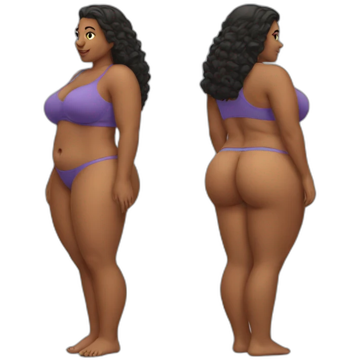 Big ass woman emoji