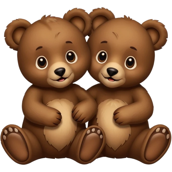 twin bear cubs emoji