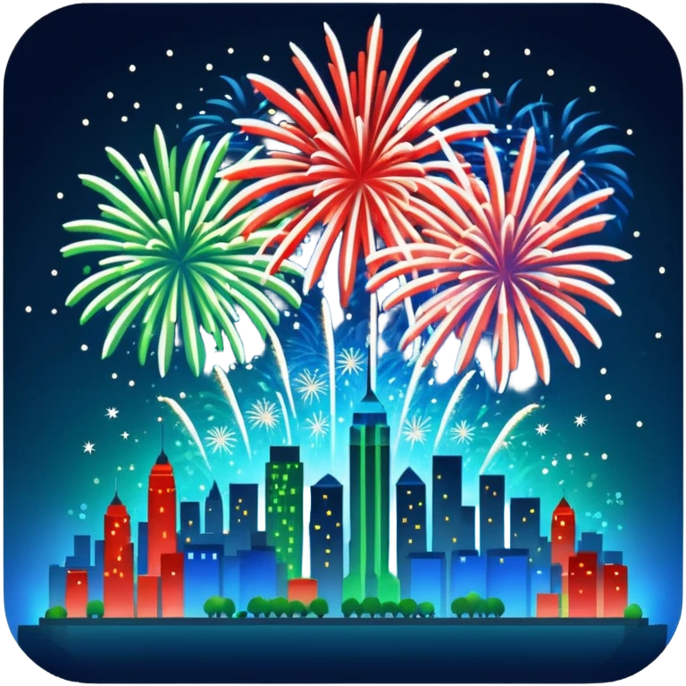 Night City Fireworks emoji