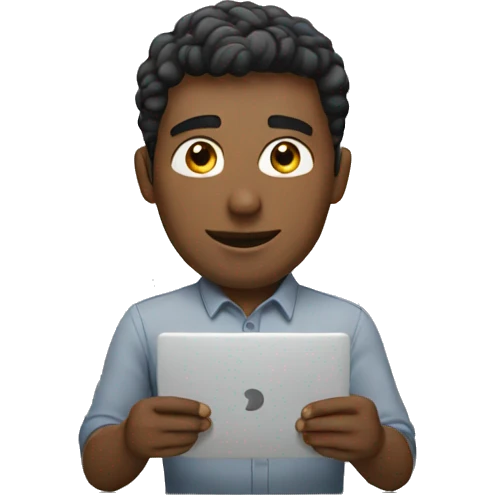 guy working emoji