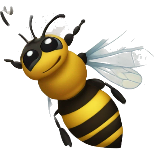 Bee on a honeycomb  emoji