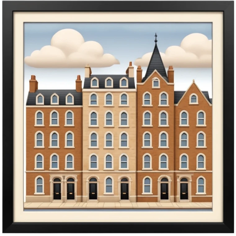 london in browns and beige not in a picture frame  emoji