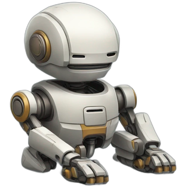 sleeping droid robot emoji